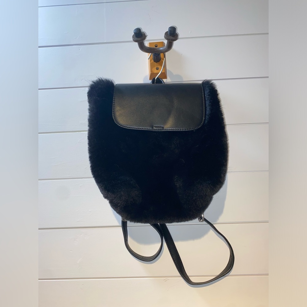 Street Level Faux Fur Backpack
